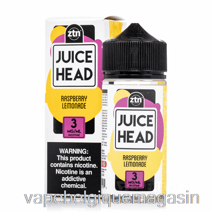 Vape Shop Bruxelles Limonade Framboise - Juice Head - 100ml 0mg